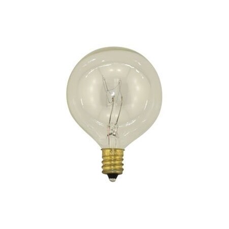 Ilb Gold Bulb, Incandescent Globe G16.5, Replacement For Donsbulbs 25G161/2-130V, 2PK 25G161/2-130V